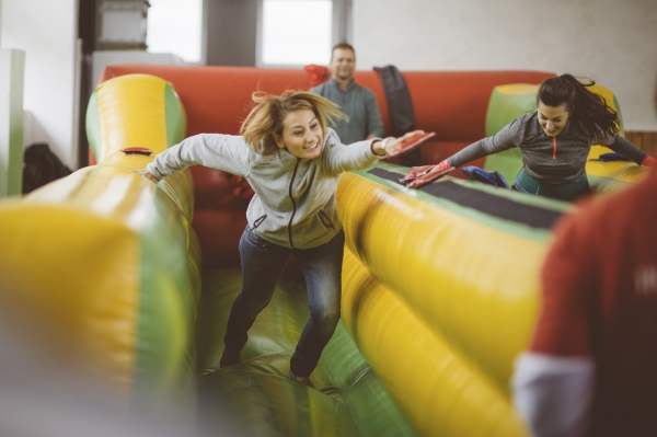 Bungee running - nafukovací