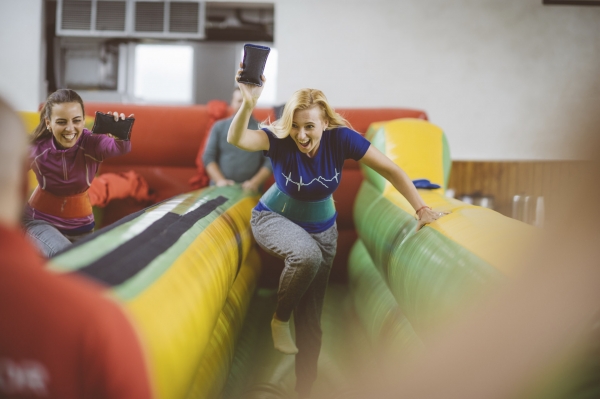 Bungee running - nafukovací