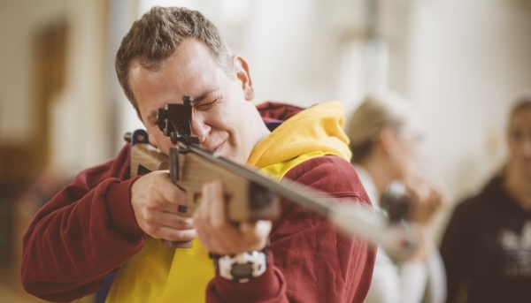 laserový biatlon